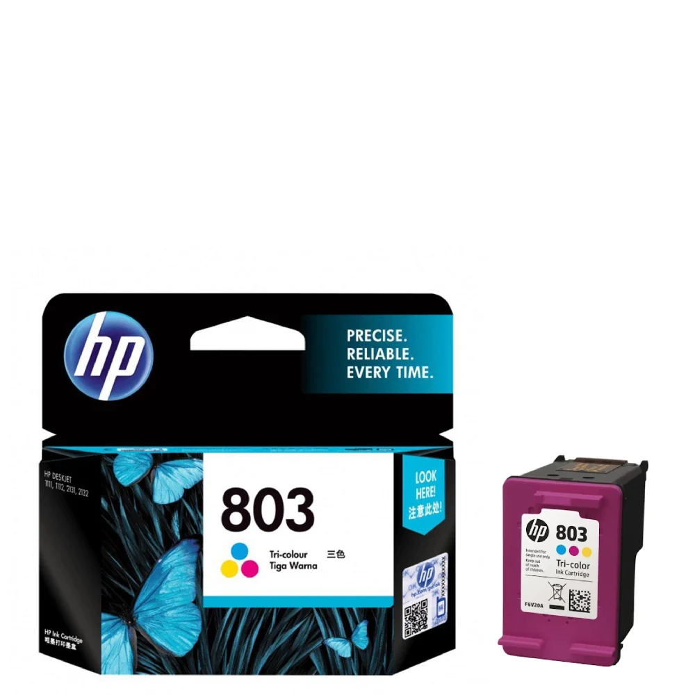 HP Genuine Ink Cartridge 803 Tri Color